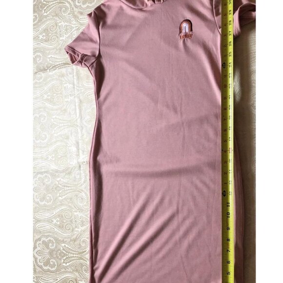 NWT, Sincerely Jules, Mauve, Hooded Jersey Dress, Sz Large (Juniors) - Picture 7 of 9